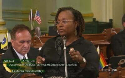 Bill Protecting California Veterans From Predators to Get Vote in January